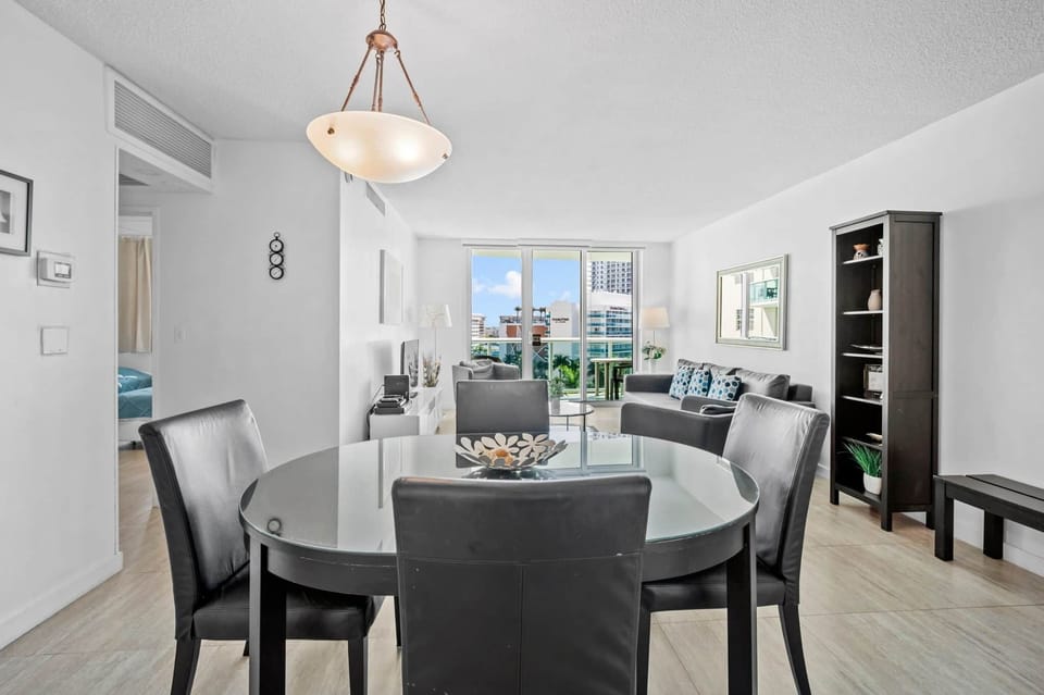 Dining room and living room