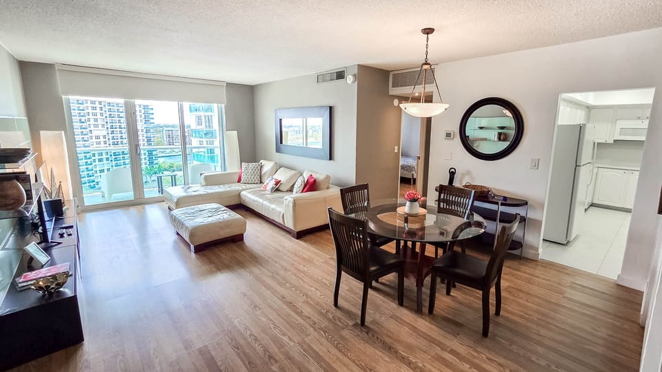 Dining room and living room