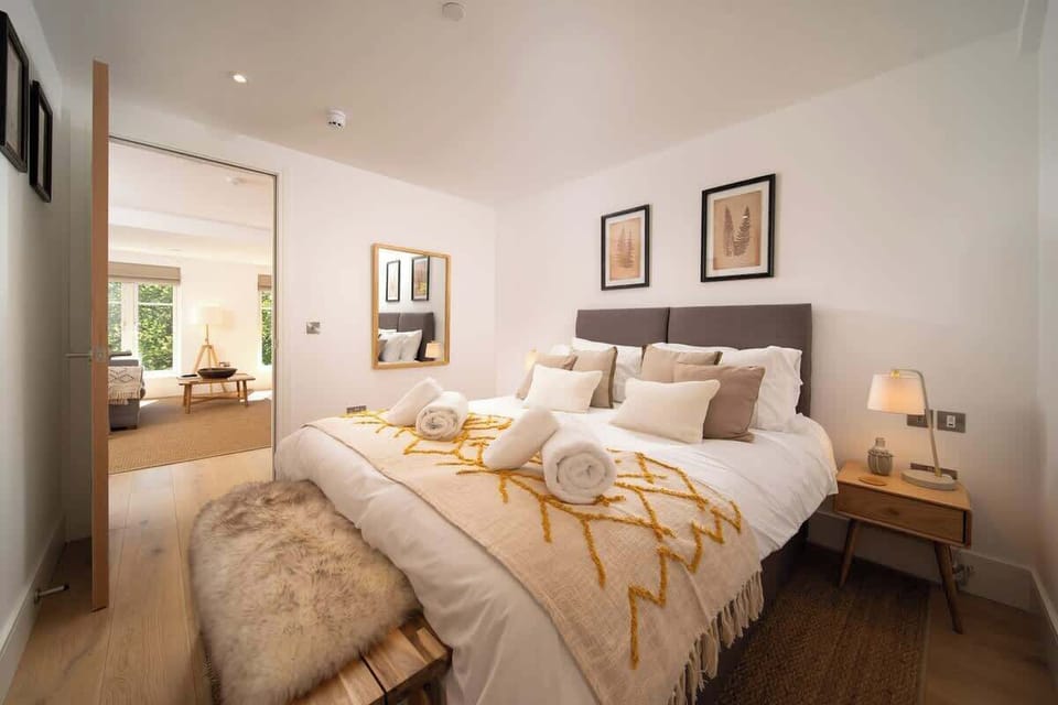 Wind down in your spacious bedroom after a day exploring Lynmouth.