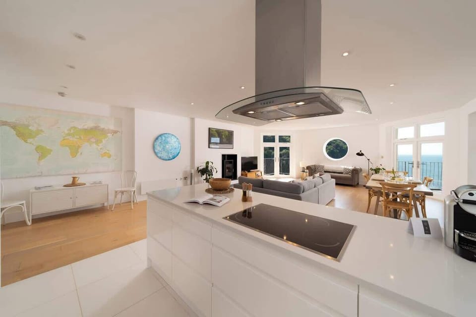 Cook and entertain in this bright, open-plan kitchen, designed for both style and functionality with plenty of natural light.