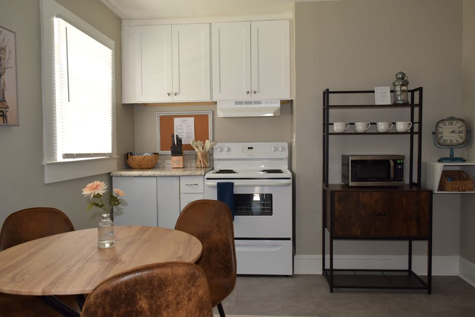 fully stocked kitchen