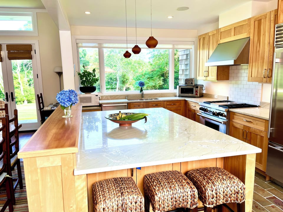 Kitchen with View to Front Yard.