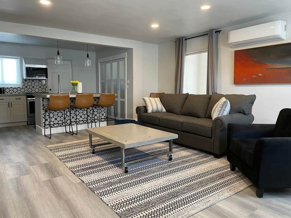 Clean, modern, comfortable house, with open spaces for relaxing and feeling right at home.