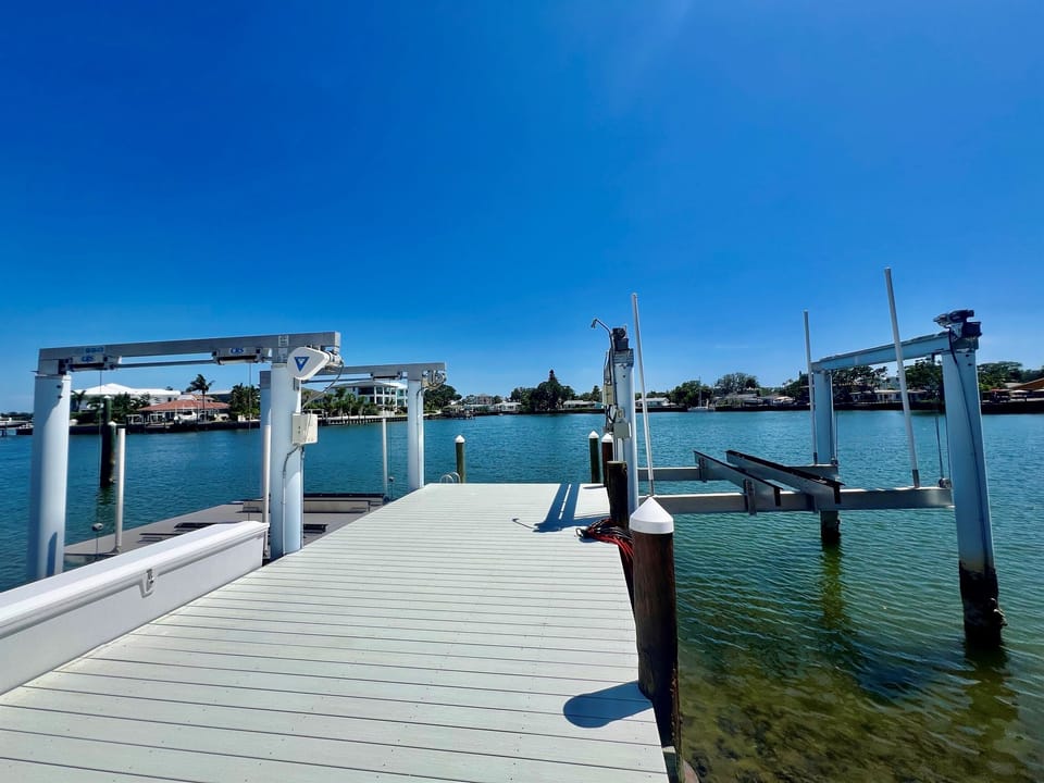 dock for boats and kayak launch