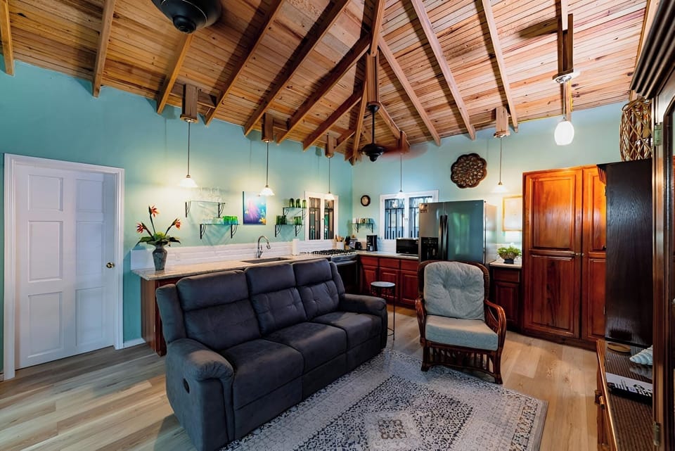 Upstairs (Unit 2) Den and Kitchen
