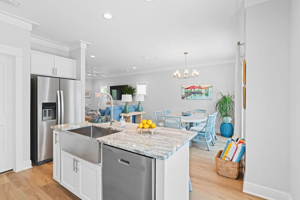 Cook for your crew in the fully-equipped kitchen