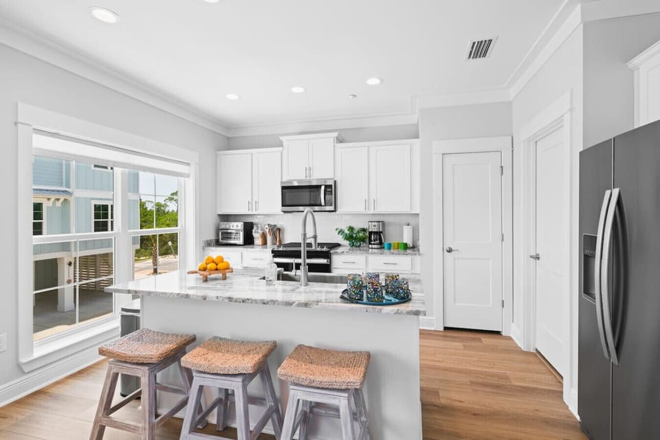 Cook for your crew in the fully-equipped kitchen