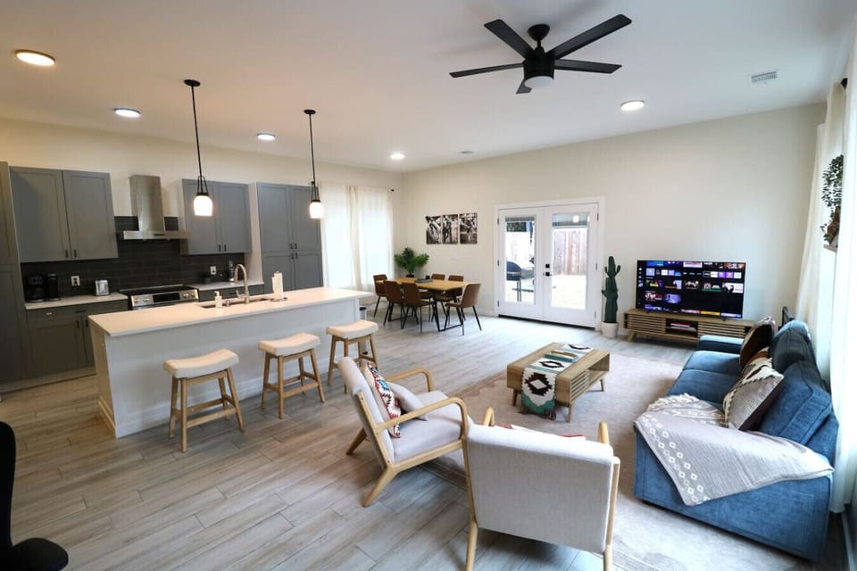 Living Room (Sofa)/ Dining Area / Open Kitchen
