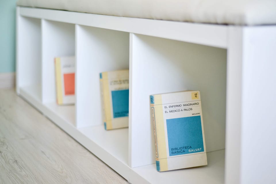 Thoughtful design with a curated reading nook