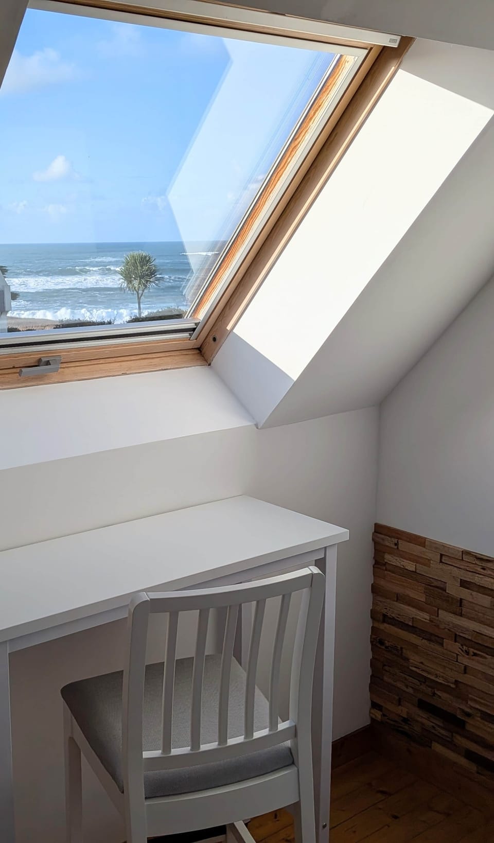 Desk with sea view