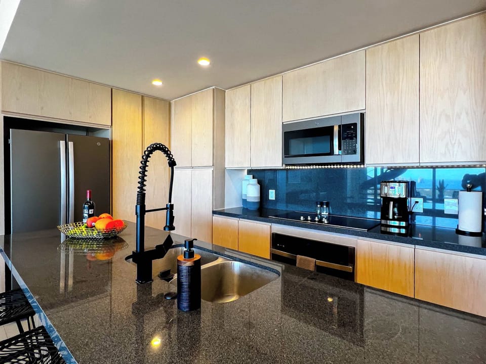 Fully equipped kitchen ready for your culinary creations.