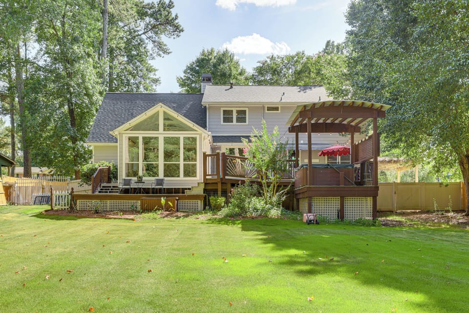 Fenced Backyard
