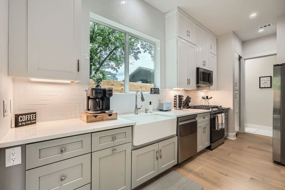 A bright, inviting kitchen ready for all your culinary adventures.