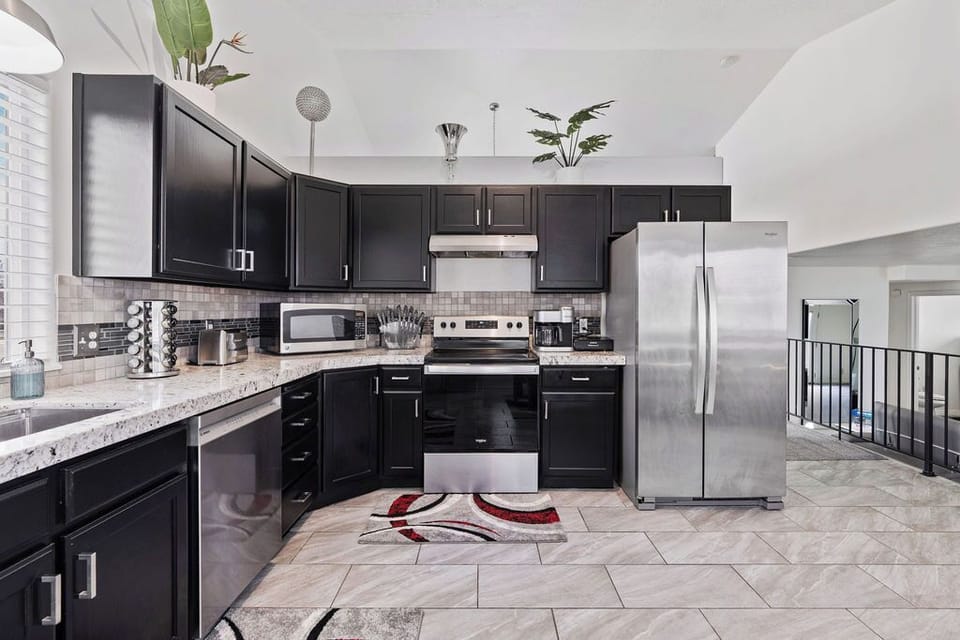Fully stocked kitchen for all your culinary needs.