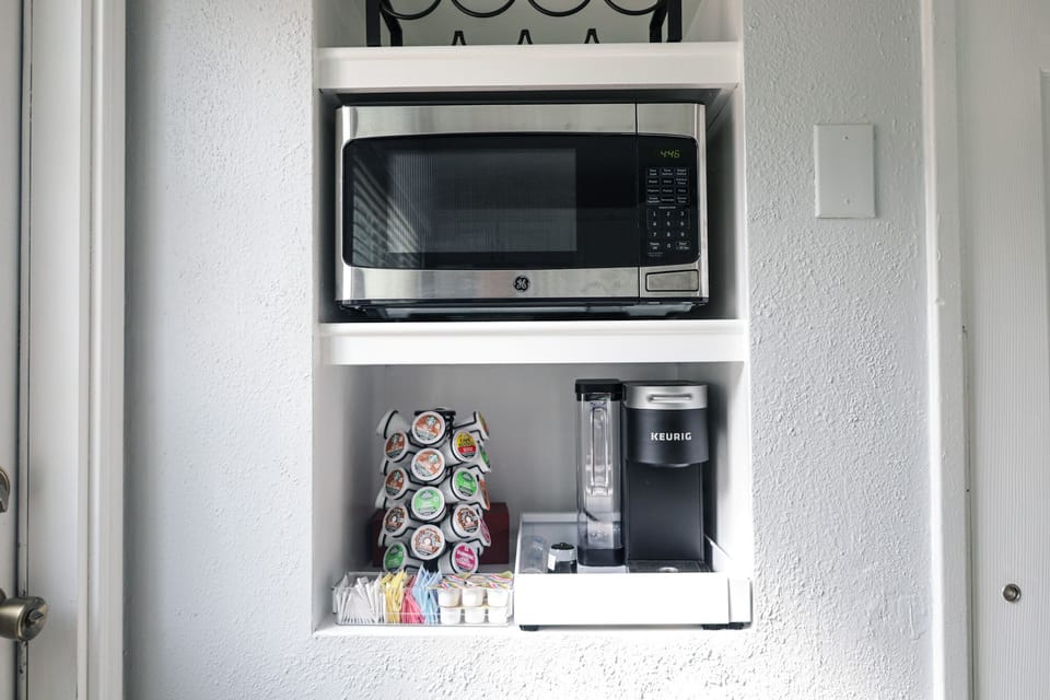 Coffee area in kitchen