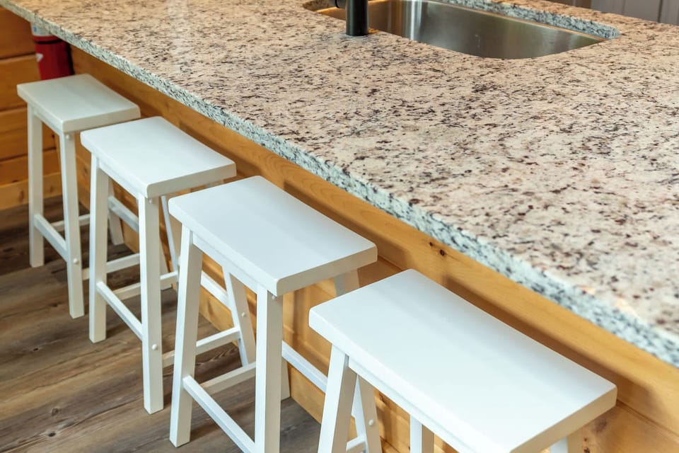 Extra Seating Around the Large Kitchen 