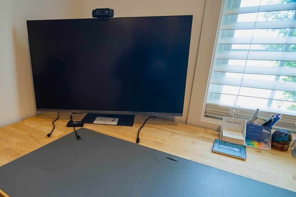 32" Samsung Business Monitor with USB C and Docking Hub built in