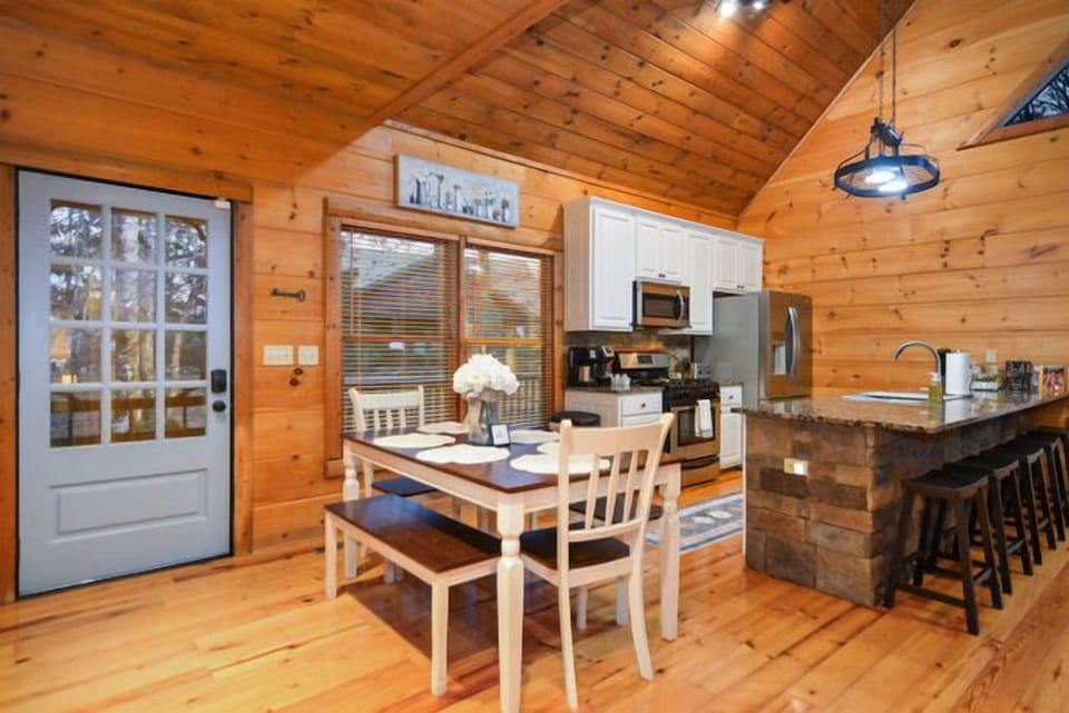 The open concept kitchen
