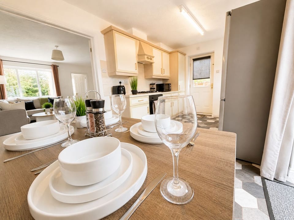 Open Plan visual of Kitchen and Living space