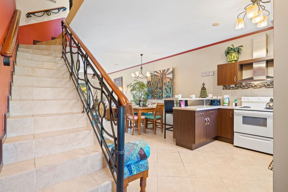 Stairs to the bedrooms