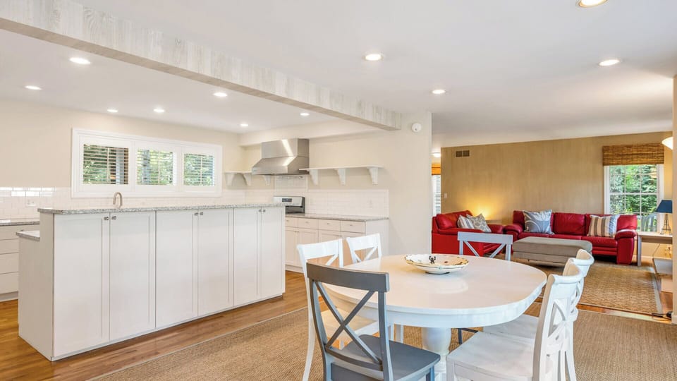 Open concept Living, Dining and Kitchen