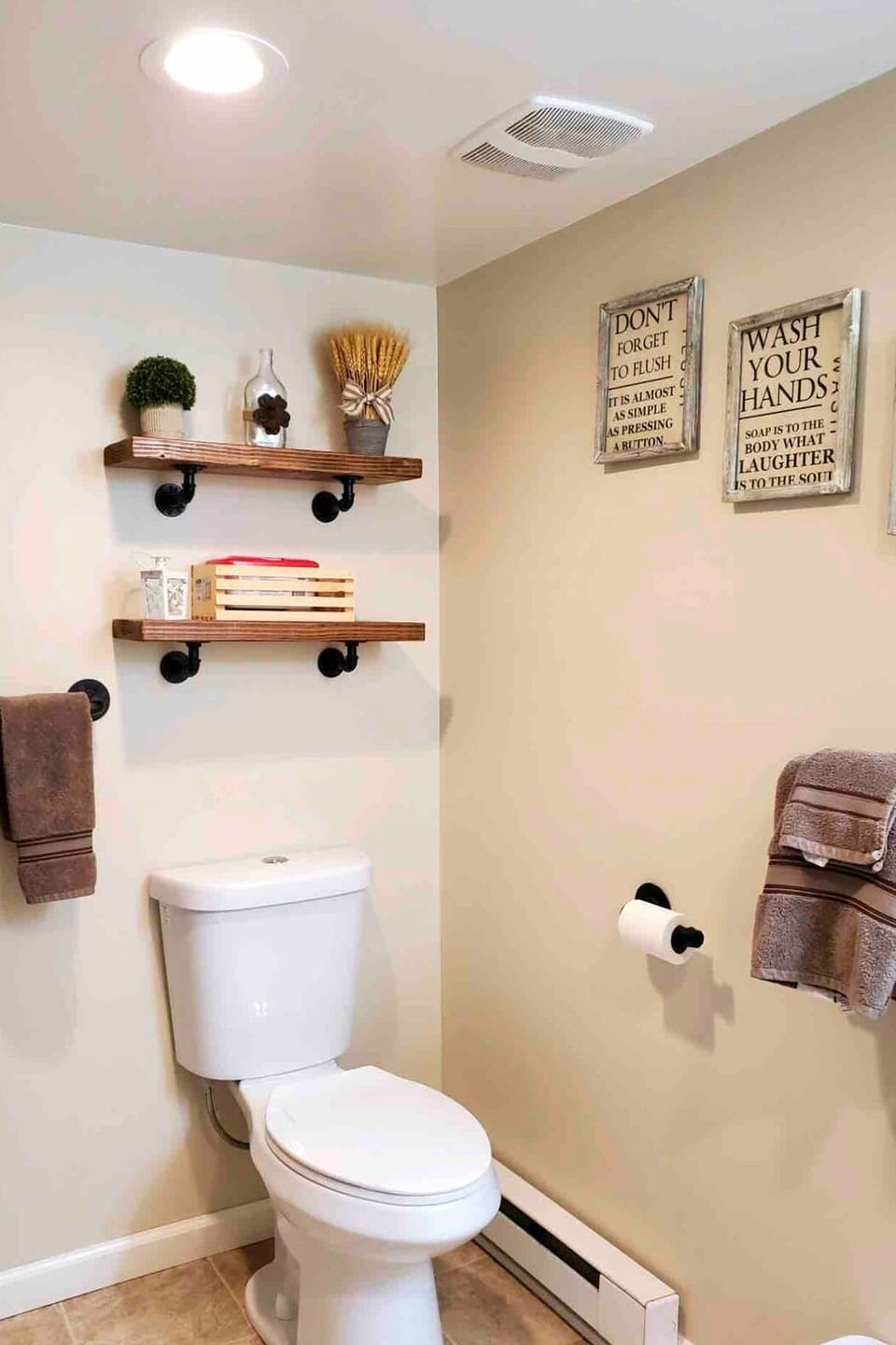 Single Queen Downstairs bathroom