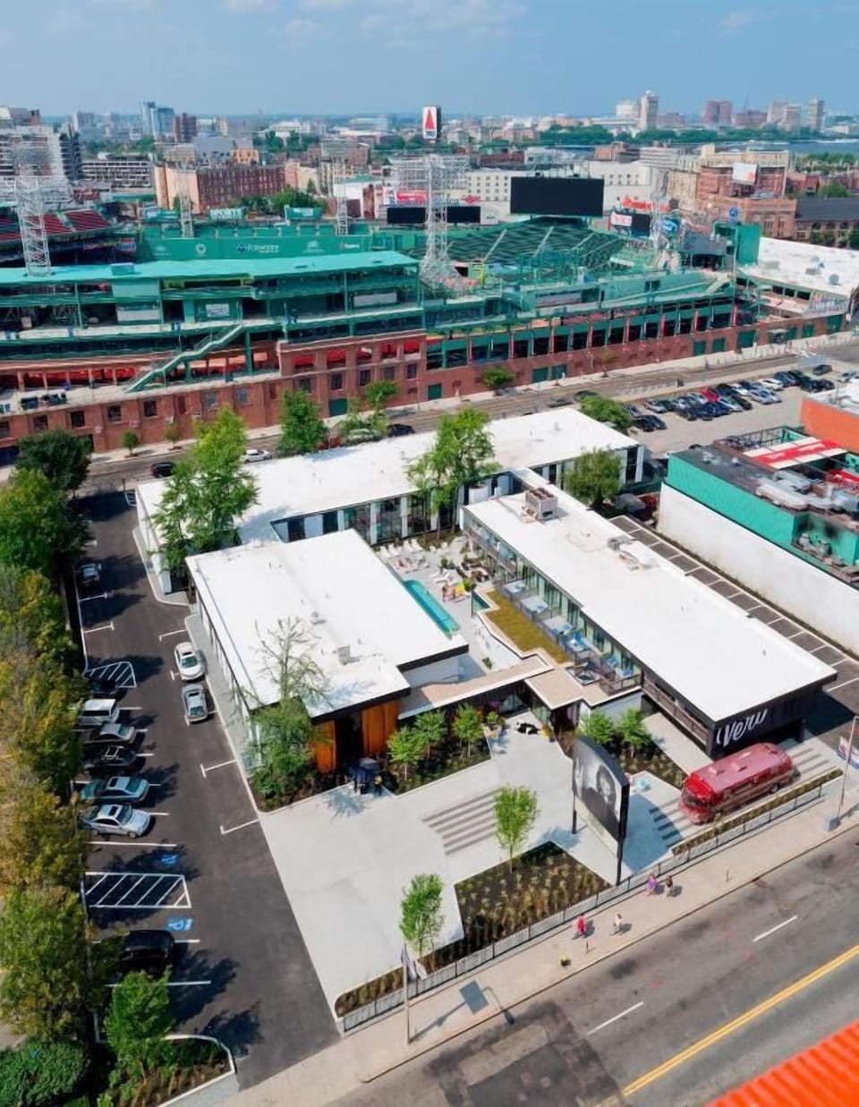 See the property in context with a sweeping aerial view.