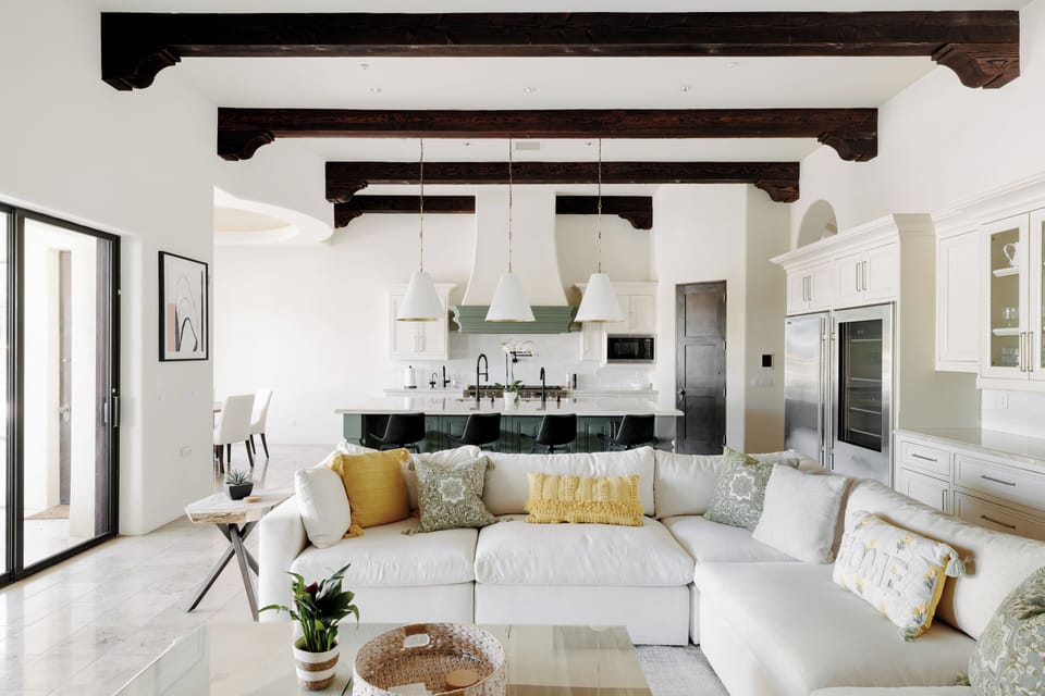 Open concept family room