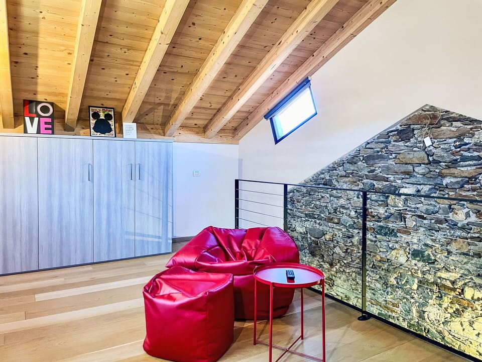 Flooring, Interior Design, Floor, Ceiling, Furniture, Wood Flooring, Attic, Room, Hardwood, Living Room