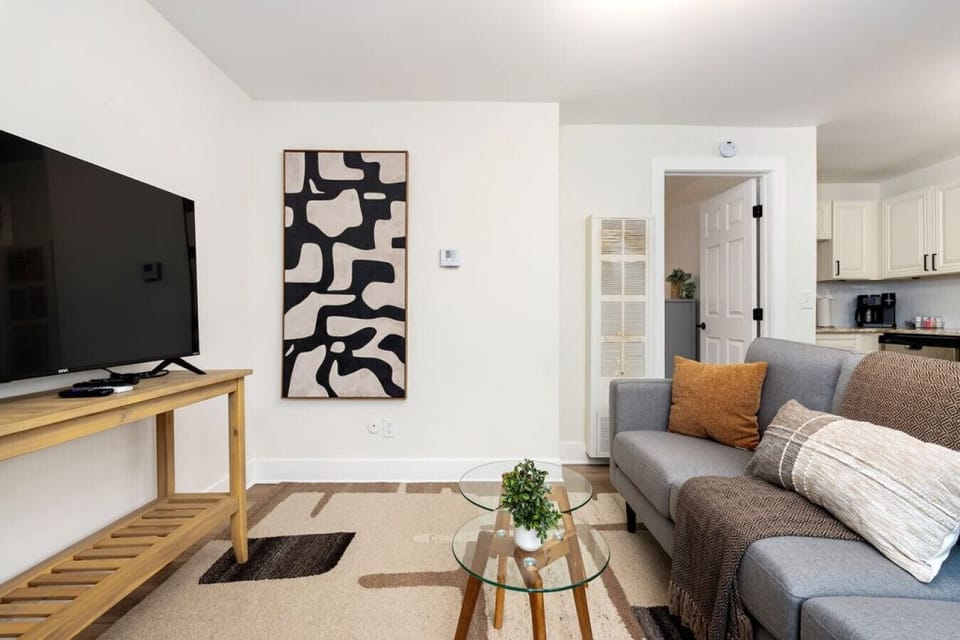 Open Living Room, Dining, and Kitchen