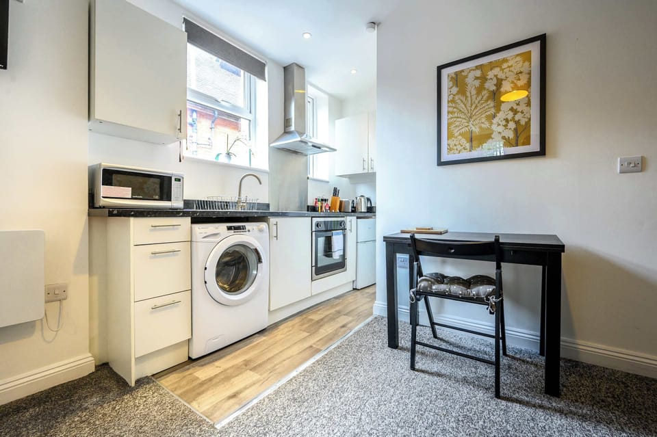 Amber suite kitchen area