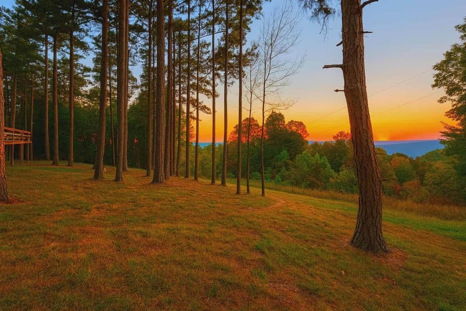 Sunset from yard