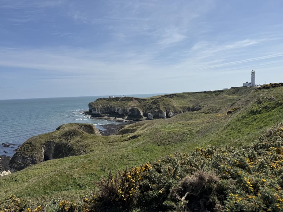 Flamborough Lighthouse from Coastal Path