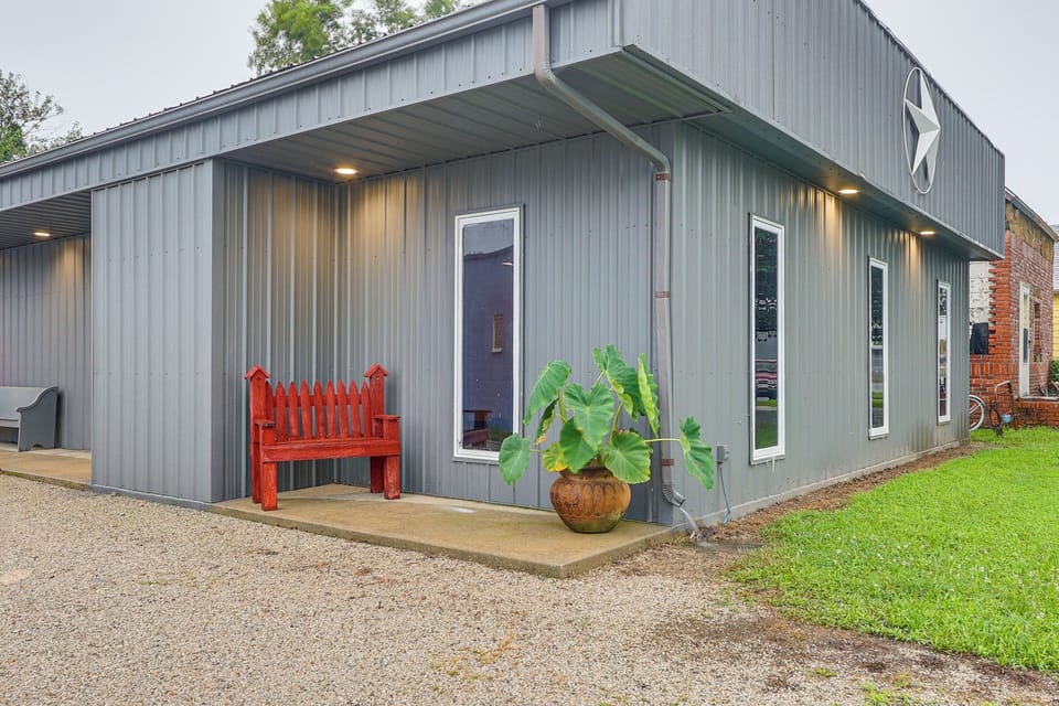 Property Exterior | Community Lot (4 Vehicles; First-Come, First-Served)