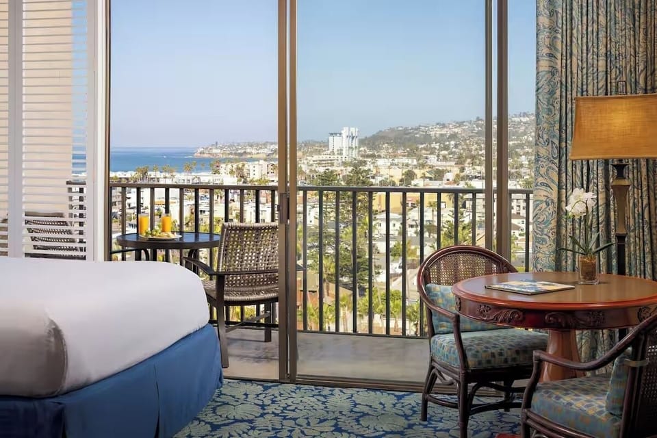 Sip morning coffee on the balcony with coastal panoramas