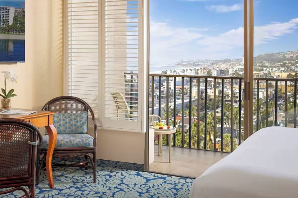Step onto the balcony and breathe in ocean breezes.