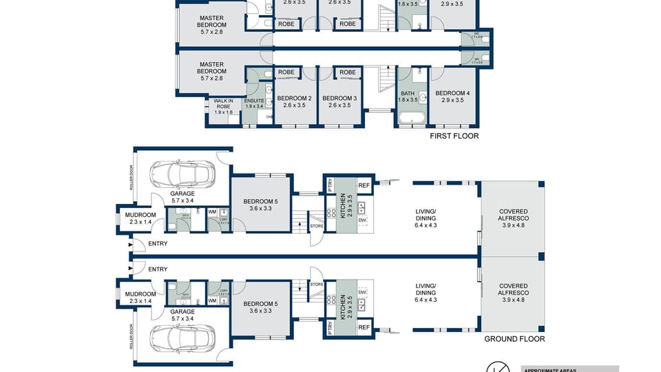 Floor plan entire Boreas Lodge