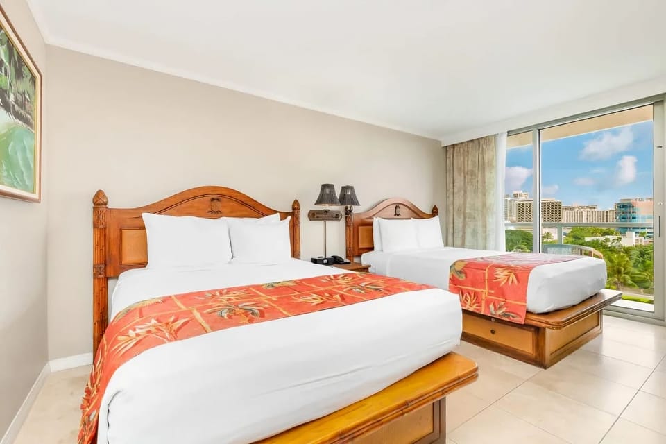 Stretch out comfortably with two beds and breezy natural light.