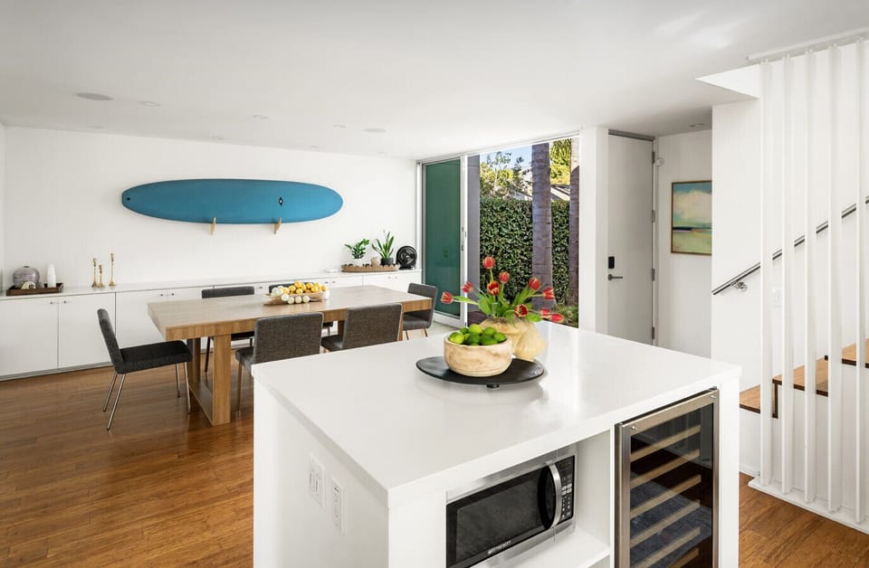 Beautifully set dining space ideal for family dinners or friendly get-togethers