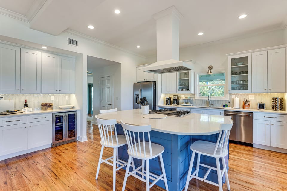Kitchen | 1st Floor | Beverage Fridge | Keurig & Drip Coffee Makers | Dishwasher