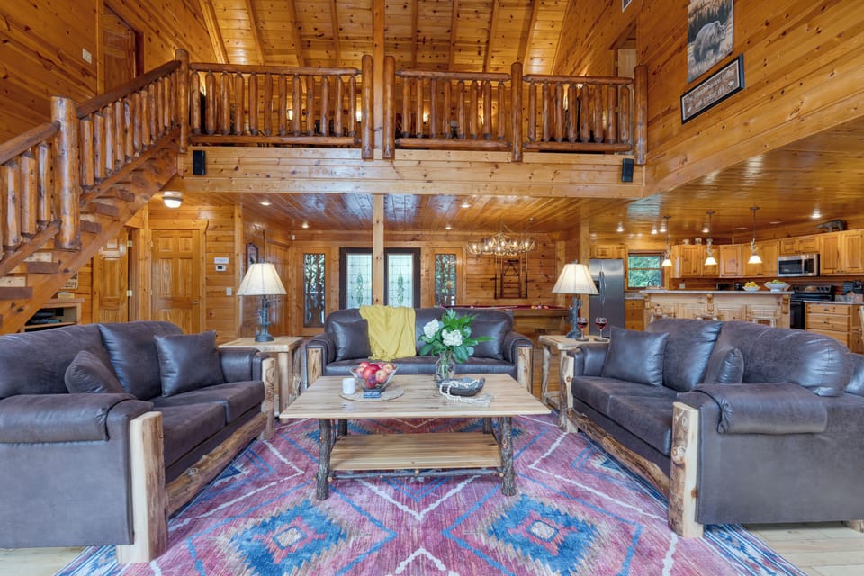 Cozy seating.