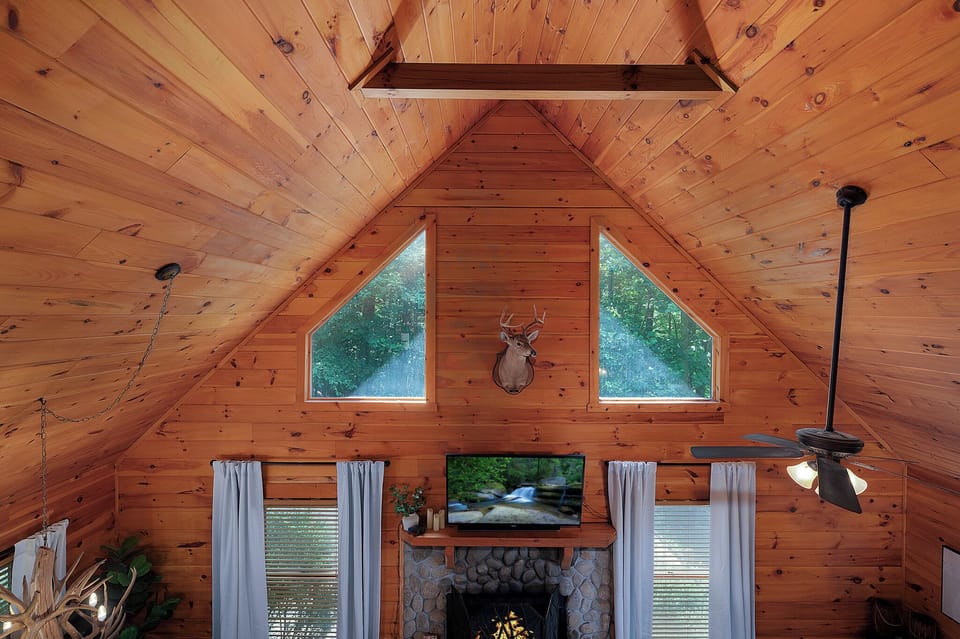 Highlands Hideaway - View from Upper Level Loft