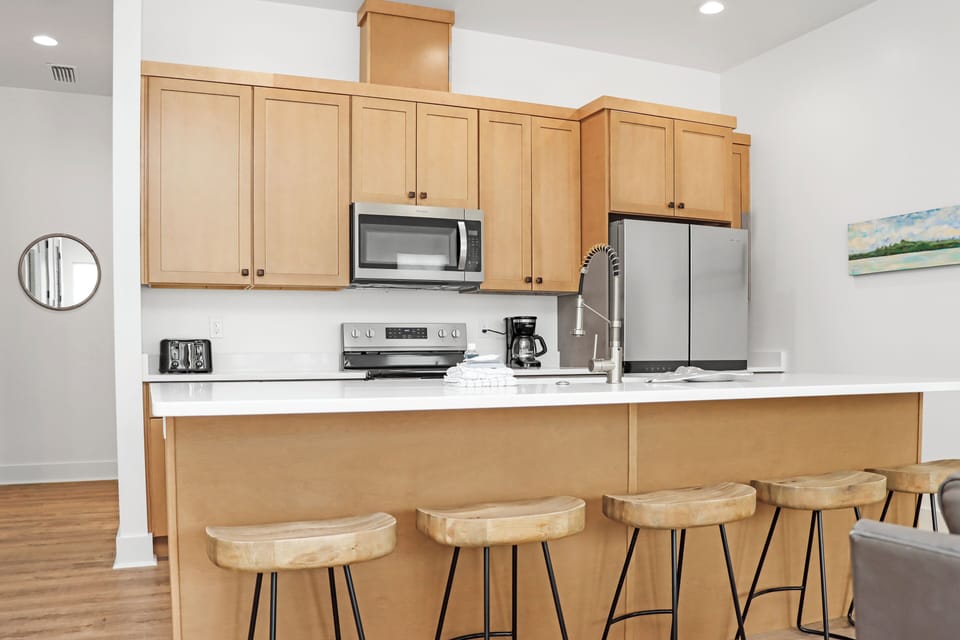 Kitchen with Bar Seating