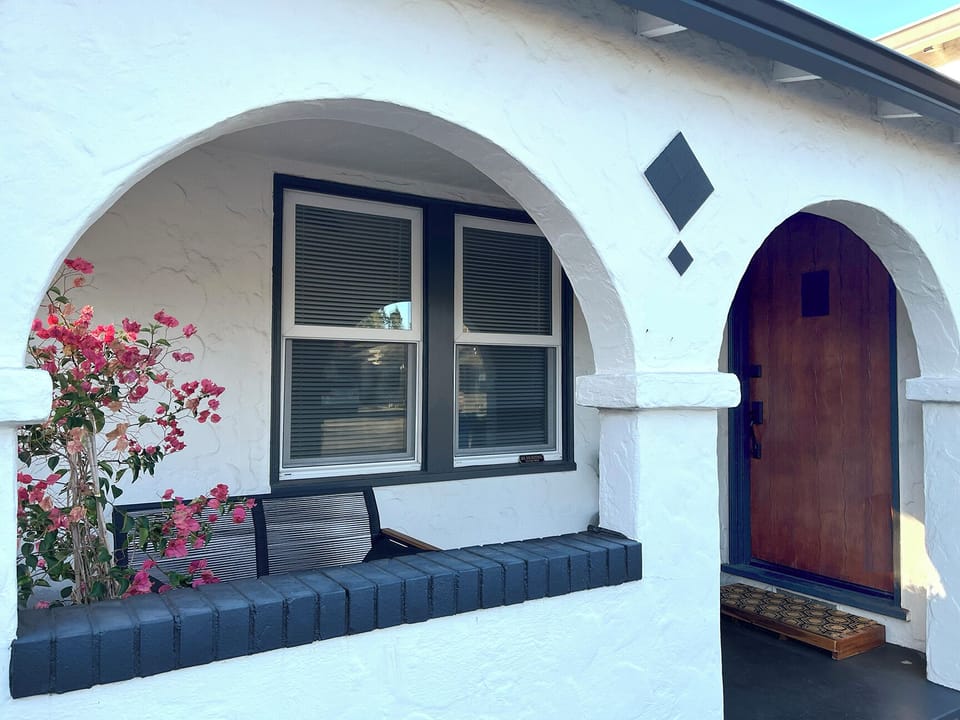 Front porch and love seat