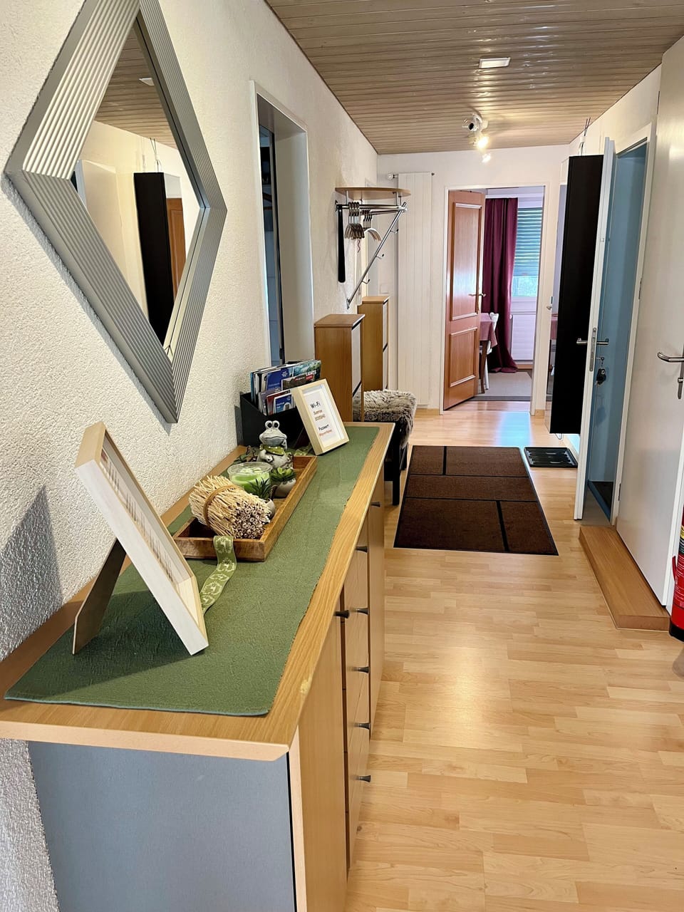 Hallway to the bedrooms and bathrooms