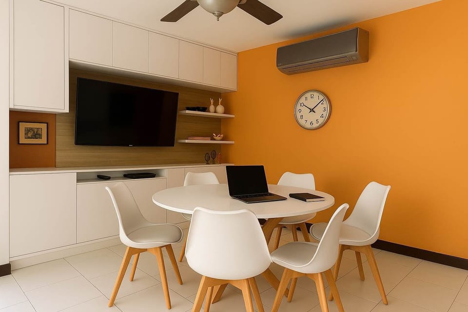 Enjoy dinner and also for office space use. perfect for both work and pleasure