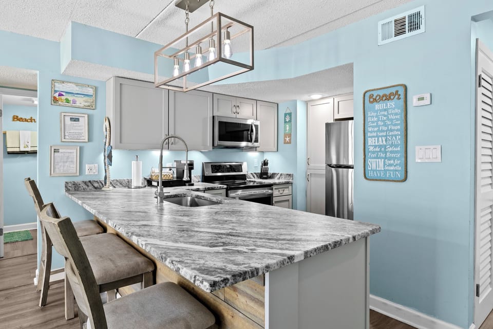 Fully equipped kitchen
