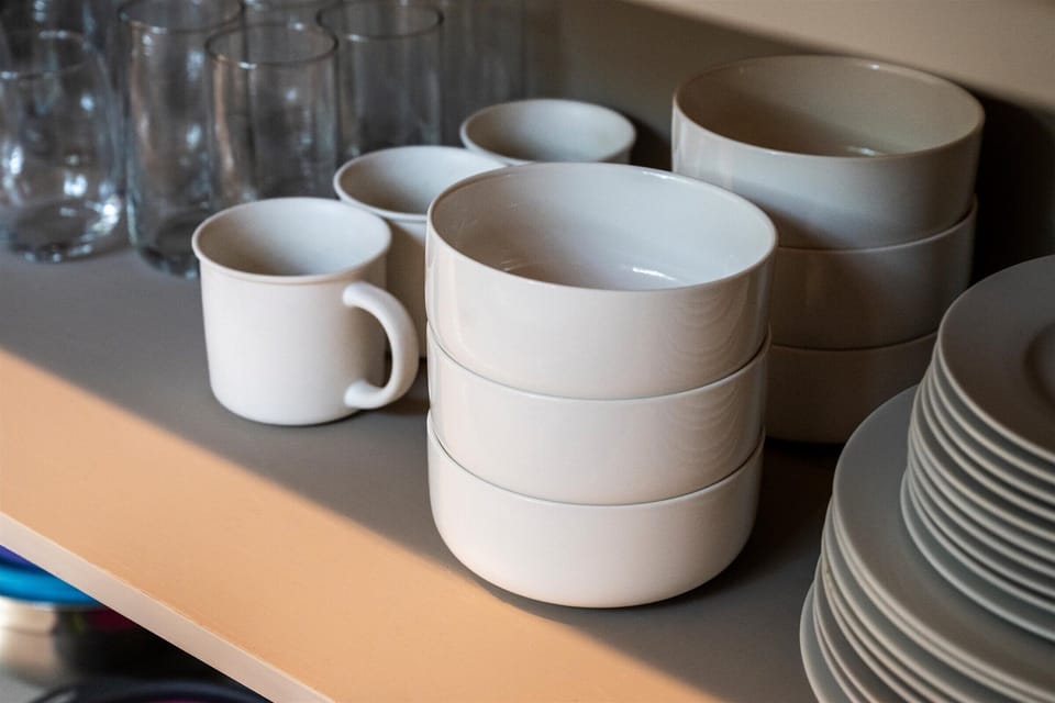Fully stocked Kitchen.