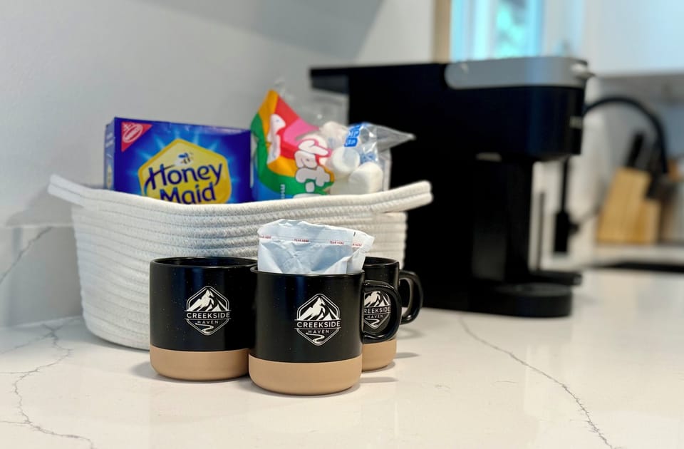 Roast marshmallows, drink coffee or hot chocolate!