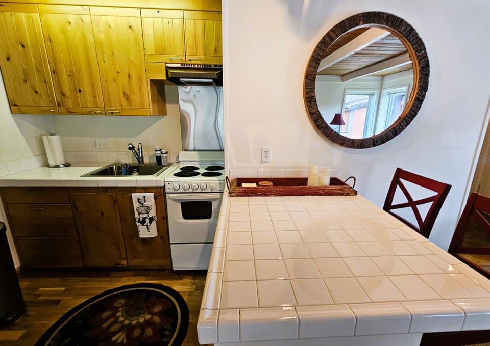 Functional well-stocked kitchen
